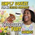 thumbnail image 2 of Golikin 2026 New Funny Plush Poop Toy with 7 Fart Sounds- Easter Basket Stuffers for & Teens -Great As A Dog Toy with Long Lasting Build - Hilarious for Spring Prank Toy & Easter Gag Gifts, 2 of 6