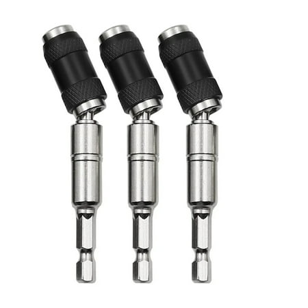

3Pcs Magnetic Pivot Drill Bit Holder Magnetic Swiveling Bit Tip Holder Quick Release Flexible Screwdriver Bit Holder D