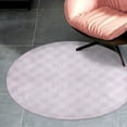 thumbnail image 3 of Purple Lavender Print Round Area Rugs for Bedroom Living Room, 5FT Soft Indoor Circle Carpets, Carpet Home Decor Floor Mat, 3 of 8