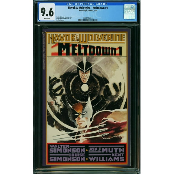 Havok & Wolverine - Meltdown #1 - CGC 9.6 Comic Book