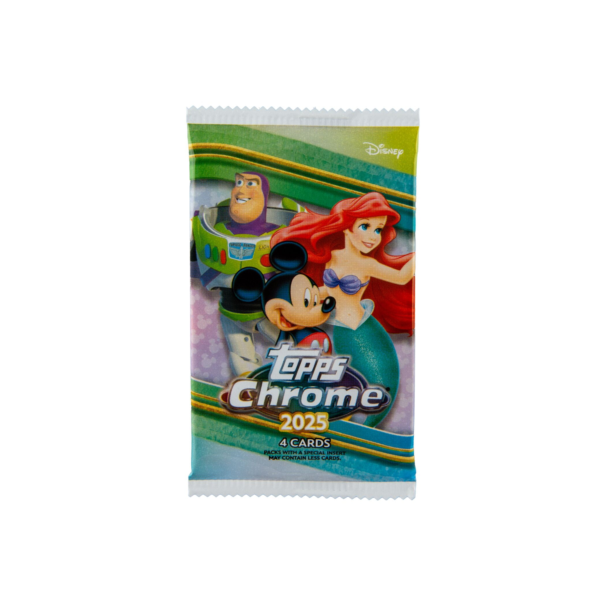 25 Topps Disney Chrome Trading Cards Monster Box