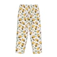 thumbnail image 5 of Haiem Bee and Flowers Women's Pajama Pants Ultra Lightweight Pjs Bottoms Sleepwear Bottom Pants With Pocket Drawstring-Large, 5 of 7