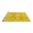 thumbnail image 2 of Ahgly Company Machine Washable Indoor Rectangle Persian Yellow Traditional Area Rugs, 2' x 3', 2 of 4