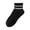 Black, variant on AirLoni Men Women Tube Socks Breathable Odor Resistant College Style Student Daily Sport Socks For Running Gym Travel Couple Matching Cotton Sock Ankle Socks