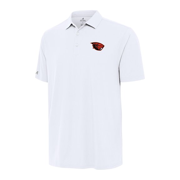 Men's Antigua White Oregon State Beavers Era Polo