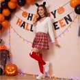 thumbnail image 6 of Voska Women's Bow Knee High Socks, Halloween Cosplay Long Cotton Thigh High Socks E One Size, 6 of 6