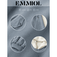 thumbnail image 6 of EMMIOL Christmas Women's Y2K Reversible Oversize Fleece Hooded Jacket Sherpa Lined Long Sleeve Zip-Up Puffer Jacket,2026 Winter Warm Coat, 6 of 8