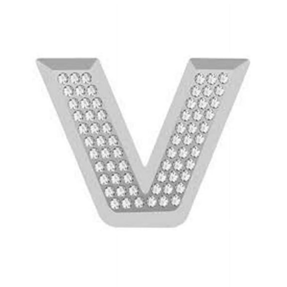 Pilot Automotive BL-555V Bling Chrome Letter - V