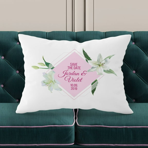 Personalized Wedding Pillow Case