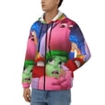 thumbnail image 2 of Lsque inside out 2 for Mens Full-zip Hoodie, Zip-up Pullover Hooded Sweatshirt, Kangaroo Pocket Hoodie Ideal for Daily Wear, Travel, and Home-X-Large, 2 of 8