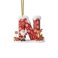thumbnail image 1 of Christmas Tree Decoration 2D Acrylic Decoration Letter Pendant With 26 Letters Christmas Hanging Decoration DIY Crafts Christmas Home Decoration, 1 of 2