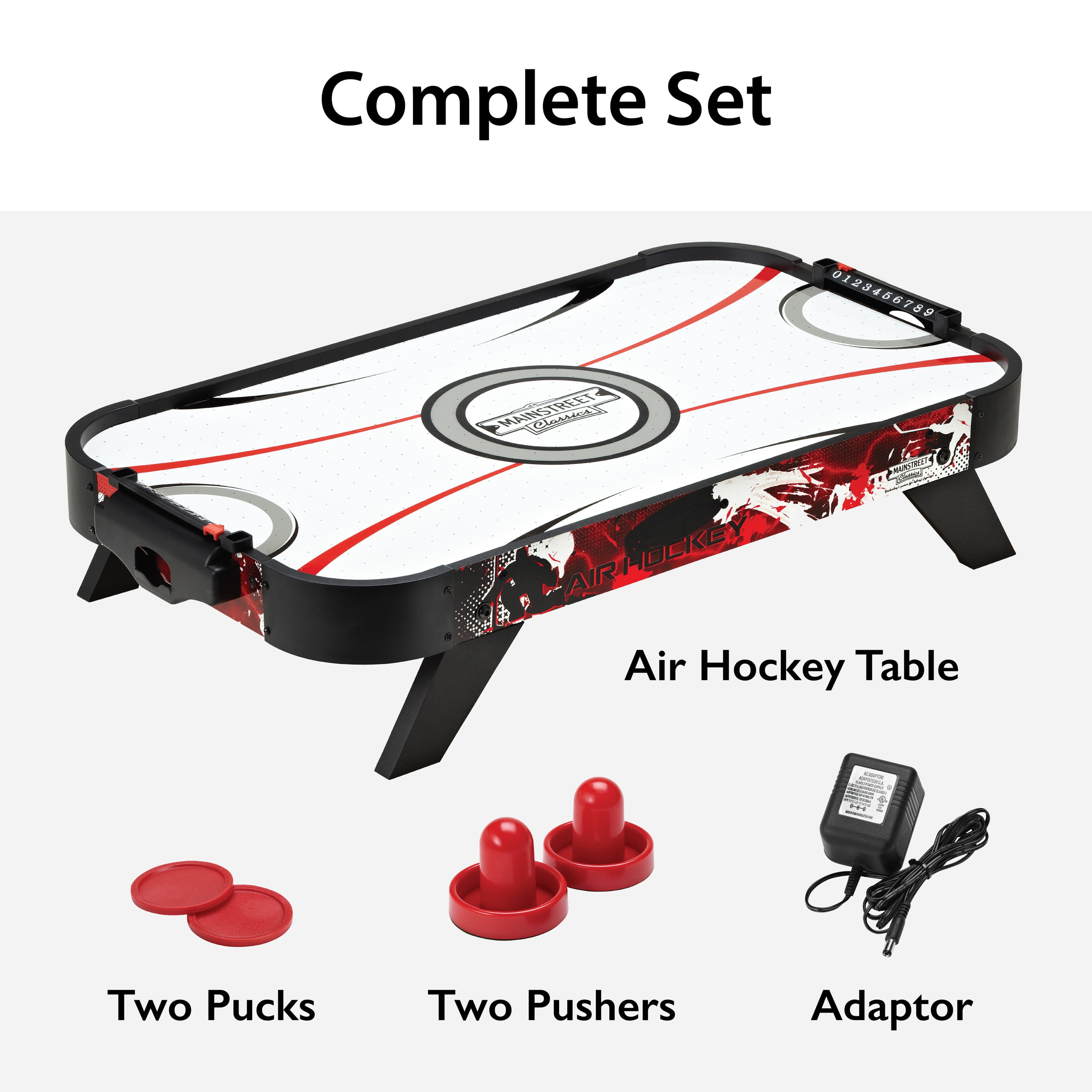 Mainstreet Classics 35-Inch Table Top Air Hockey Game 