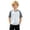 Gray, variant on Fozruso Boys Summer Short Sleeve T Shirts Basic Casual Crewneck Tee Tops School Uniform for Kids