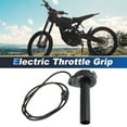 thumbnail image 2 of 7/8" 22mm Throttle Handle Kit Twist Throttle Grips Cable Replacement for Sur-Ron Light Bee X/S L1E for Segway X160 X260 for E-Ride Pro S SS 1.0 2.0 Black Carbon Fiber, 2 of 7