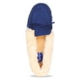 thumbnail image 5 of Floopi Womens Indoor/Outdoor Basic Memory Foam Moccasin Slipper W/Faux Fur Collar, 5 of 9