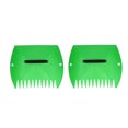 thumbnail image 2 of Gardenised Pair Of Leaf Scoops, Leaf Scoops Hand Rakes High Efficiency Easy To Clean Reusable Corrosion Resistant  for Garden for Yard, 2 of 7