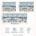 thumbnail image 2 of Yayeee Pillowcase King Size Set of 2 Satin Wrinkle Resistant Pillow Case, Winter Village Serenity, 2 of 8