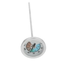 MEIBUTYUP Portable Garden Soil Thermometer Stainless Steel Wide Range Temperature Gauge for Accurate Gardening