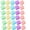 B,30Pc, variant on 50Pc Transparent Mini Paper Clips, Reusable Plastic Push Clips, Portable Document Fasteners, Cute Small Binder Clips for Paperwork, Notebook Pages, Office Supplies, File Sorting Storage