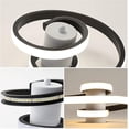 thumbnail image 5 of Modern Led Ceiling Lights, 18w Creative Spiral Ceiling Light, Warm White Metal Acrylic Chandelier, 5 of 5