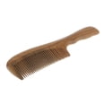 thumbnail image 1 of Peine de madera de sándalo verde, de pelo de barba, peine de madera, antiestático, finos, Zulema Peine de madera natural, 1 of 8