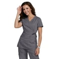 thumbnail image 5 of koi Classics Women's Katelyn Wrap Solid Scrub Top, 5 of 5