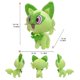 thumbnail image 4 of Sprigatito Pokemon Plush Doll Soft Animal Hot Toys Great Gift, 4 of 5