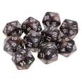 thumbnail image 3 of QSTDGVPW 10 20 Sided Dice D20 20-Die Polyhedral Dice for Roleplaying Game Coffee Gray, 3 of 8