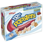 Angle View: Kellogg's: Pop-Tarts Popsters Limited Edition Strawberry Blast 8-0.81 Oz Pouches Toaster Pastry Snack Bites, 6.49 Oz