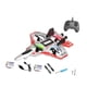 thumbnail image 3 of Avión de control remoto de espuma, juguete volador portátil para exteriores, giro de 360 degree, avión RC Batería blanca 2 300, 3 of 8