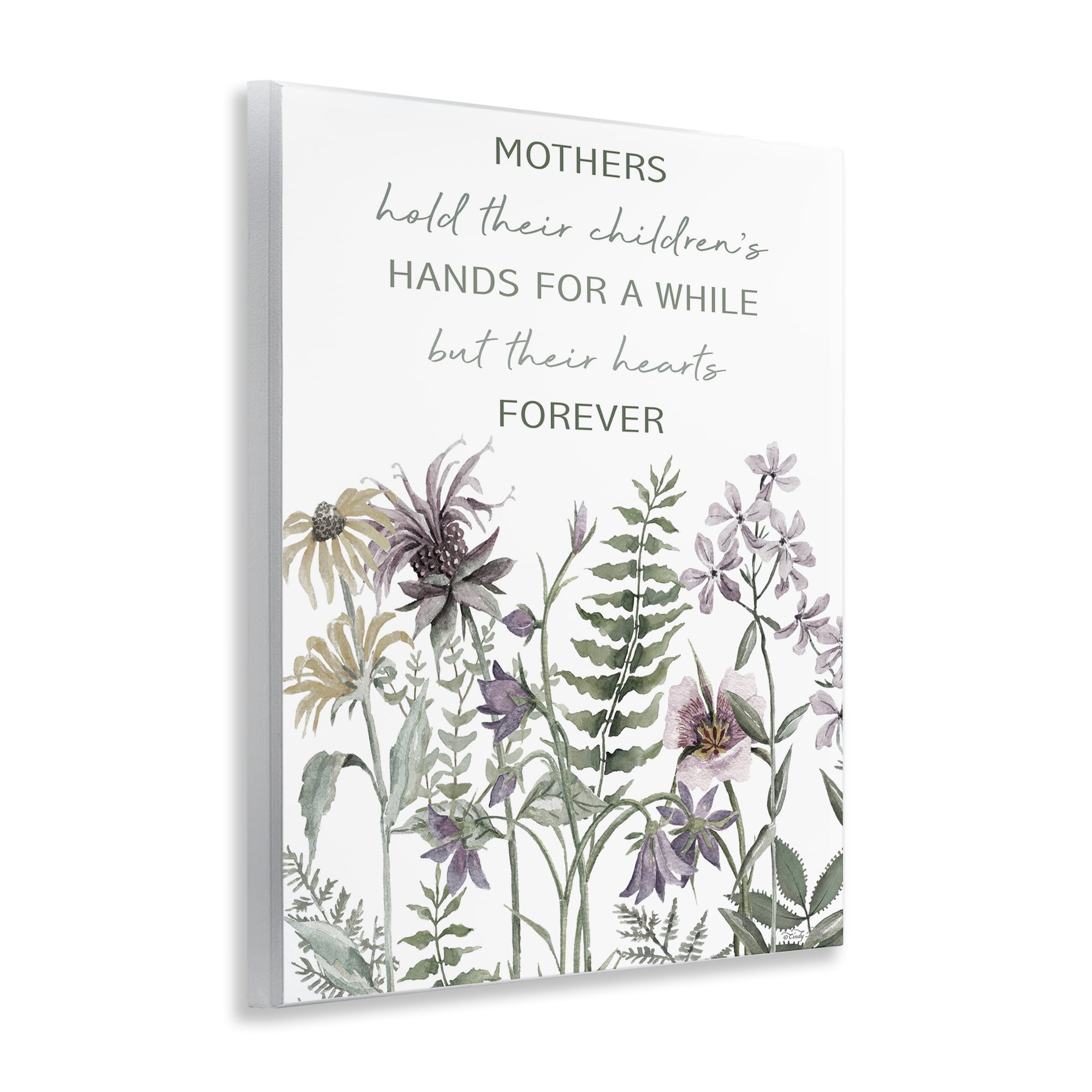 Stupell Industries Mother's Hold Parenting Sentiment Wall Plaque Art, design by Cindy Jacobs