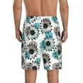 thumbnail image 3 of Kdxio Watercolor Sunflower Print Mens Sleep Shorts Bottoms Soft Comfy Pajama Wear Pants with Drawstring Pockets, 3 of 7