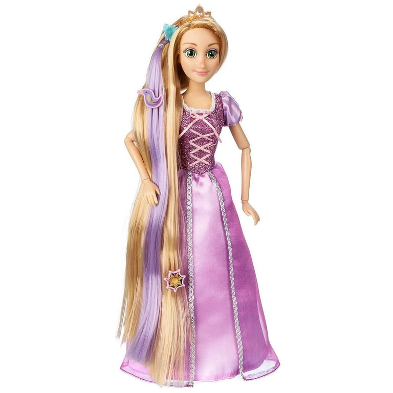 Disney Store Princess Rapunzel Hair Play Doll Fashion Set with Dress Accessories and Gift Toy Walmart