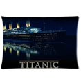 thumbnail image 1 of QIFEIHA Titanic Pillowcase Cushion Cover Two Sides Printing Size 20x30 inch, 1 of 2