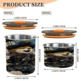 thumbnail image 3 of Food Storage Can - Keep Coffee Tea Flour & More Fresh - Ideal for Cereal Nuts & Pet Food Fox Wars500ml, 3 of 9