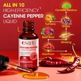 thumbnail image 3 of Cayenne Pepper Liquid Drops Supplement, with Hawthorn, Beet Root Powder, Turmeric Curcumin -  Cardiovascular Support, Immune Health – 2 Fl Oz , 60 mL, 3 of 5