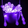 thumbnail image 2 of LINLIN Water Droplets String Lights, 2M 20 LED Indoor Battery Operated Water Drop Lights 2 Mode Garden Fairy Lights for Bedroom, Christmas, Party, Wedding, 2 of 7