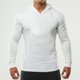 thumbnail image 5 of Sudadera con capucha deportiva de moda para hombre: sudadera de entrenamiento de color liso, mezcla de algodón, transpirable, corte ajustado, para el gimnasio, correr y ocasiones informales, 5 of 5