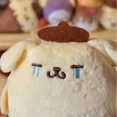 thumbnail image 2 of Muñeco de peluche Sanrio Anime Sad PomPomPurin con diseño de lágrimas de dibujos animados, colgante para mochila, juguete decorativo para niños, regalos, 2 of 5