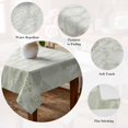 thumbnail image 5 of Sage Green Table Cloth Waterproof Tablecloths, Vintage Elegant Abstract Art Tablecloth Dining Table Cover for Kitchen Party Tabletop Outdoor, Square Tablecloth 54x54 Inch, 5 of 9