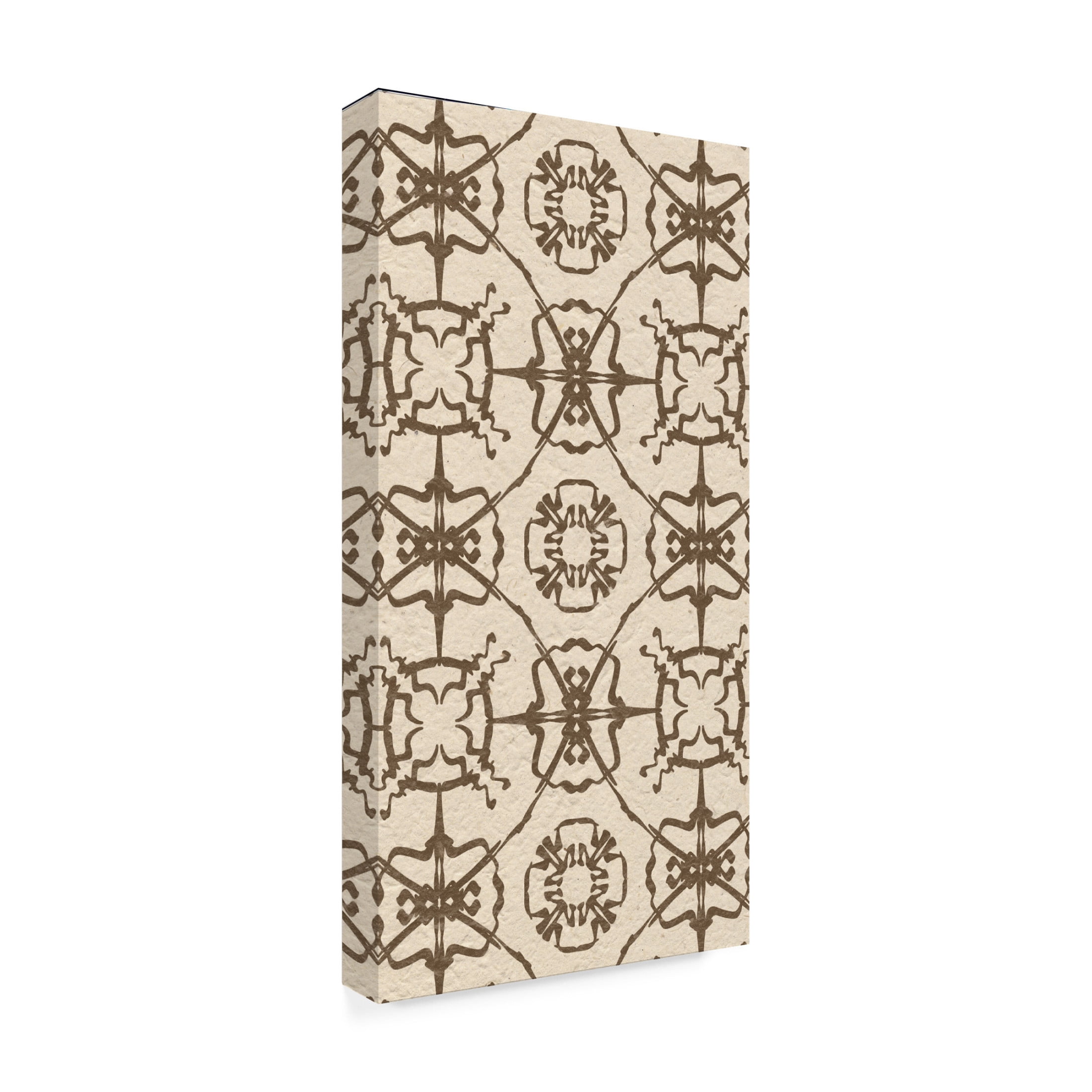 Trademark Fine Art Alonzo Saunders  Motif on Cream XII Canvas Wall Art
