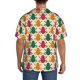 thumbnail image 3 of Fotbe Colorful Frogs Camisa Estampada de Manga Corta para Hombre, Casual de Verano, Estilo Playero, Sin Arrugas-3X-Large, 3 of 5