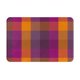 thumbnail image 1 of Balery Purple Yellow Buffalo Plaid Felpudo de franela, resistente a las manchas y a la decoloración, para uso interior y exterior, fácil de limpiar, 40 x 60 cm, 1 of 7