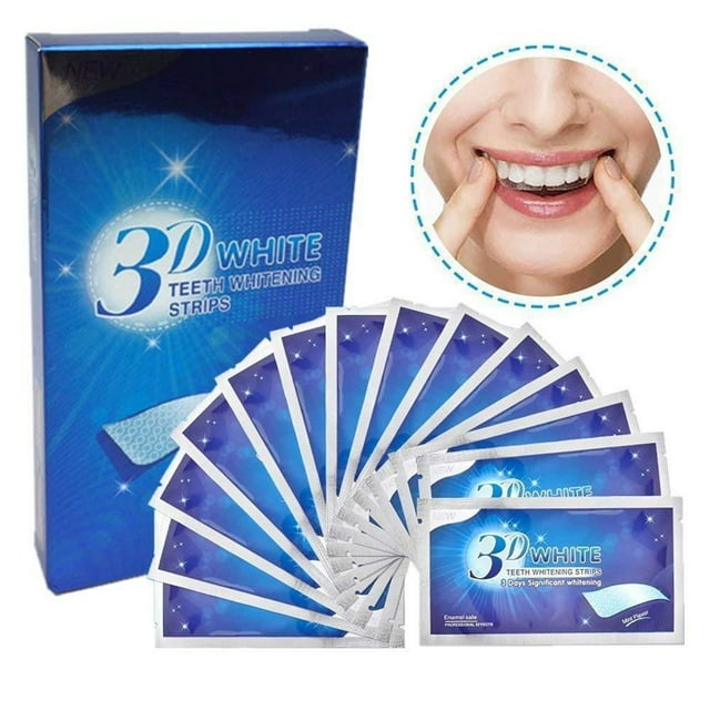 14 Tiras Blanqueadoras Dentales - Calidad Profesional - Con Tecnología Antideslizante Avanzada - Eficacia Probada - Tiras Blancas Brillantes Premium de