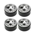 thumbnail image 2 of RC Car Wheel Hubs, 1.9in Strong Practical RC Wheel Rims Hub Metal 4 Pcs  For Upgrade Black,White,Silver, Color, 2 of 8