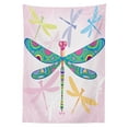 thumbnail image 3 of Ambesonne Dragonfly Tablecloth Rectangular Table Cover, Colorful, 60"x90", Multicolor, 3 of 4