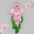 thumbnail image 2 of Atrapasueños colgante, decoración, iluminación, lujo, brilla en la oscuridad, piedras de cristal, pavé, red de sueños, carillón de viento colgante, accesorios coloridos para el hogar, 2 of 7