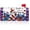 Cardinal Floral July, variant on 250th Anniversary USA Mailbox Covers Magnetic Standard Size, USA 250 Semiquincentennial Patriotic Mail Box Cover, 1776–2026 Years of Freedom Outdoor Garden Yard Decor