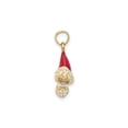thumbnail image 4 of 14K Gold 3-D W/ Red And White Enamel Santa Hat Charm, 4 of 4