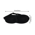 thumbnail image 3 of FRCOLOR Sleep Eyeshade 3D Eyeshade Stereoscopic Sleep Mask Comfortable Eyeguard For Man And Woman (Black),9.45"X3.54"X0.2", 3 of 4
